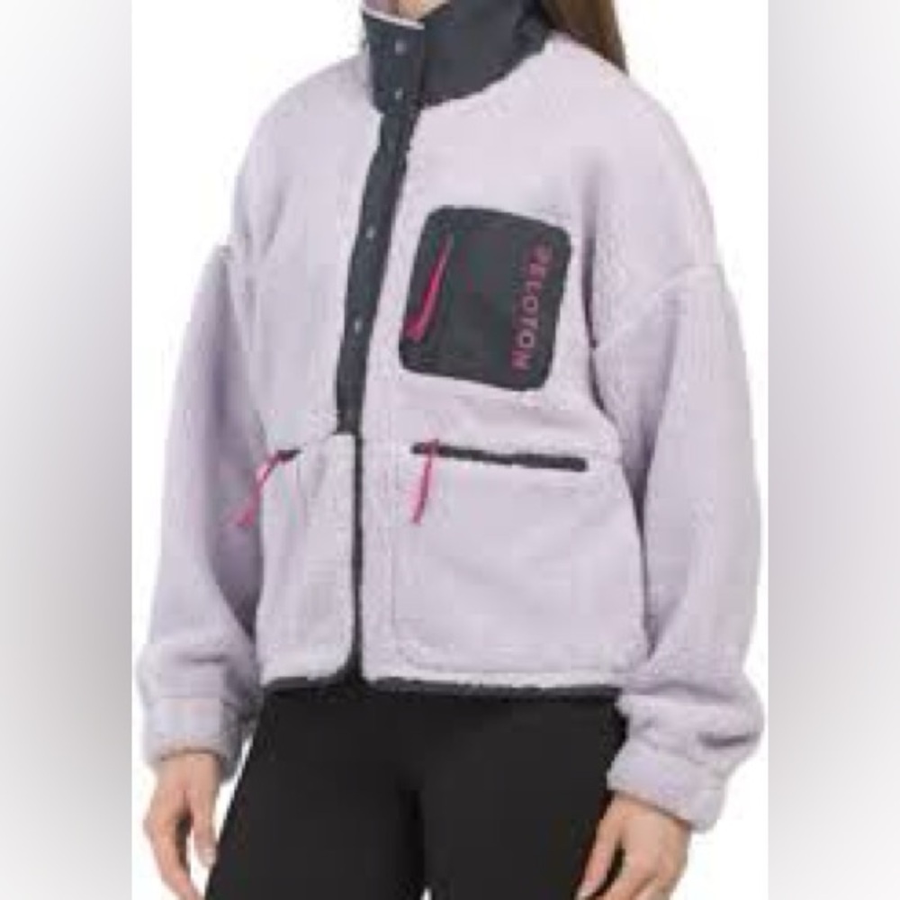 Peloton Caviar Warm Sherpa Jacket